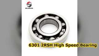 بلبرینگ مهر و موم شده 6301 2RSH با سرعت بالا 12x37x12mm