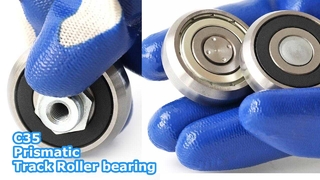 غلتک منشوری C35 (C35-2RS ZZ): تخصصی برای ریل T/U فشرده 35 میلی متری