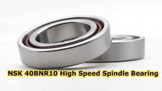 مواد فولادی Gcr15 NSK 40BNR10 بلبرینگ تماس زاویه ای 40BNR10HTYNDUELP4Y