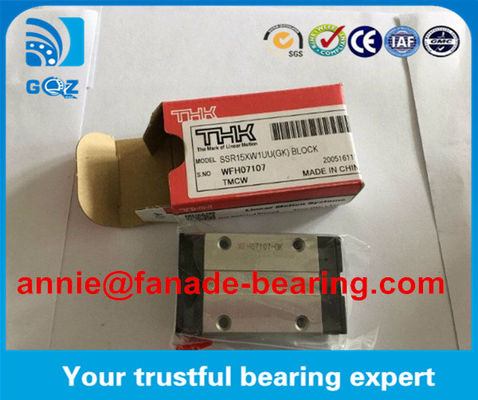خرید راه آهن خطی سری THK SSR و بلوک برای ماشین CNC SSR15XW1UU خطی راهنمای خطی بلوک THK SSR15XW1GG تولید آنلاین