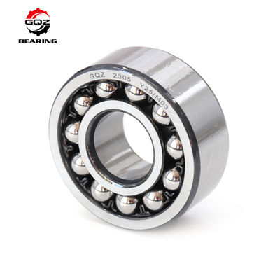 خرید GQZ 2203E-2RS1TN9 دو ردیف خود تراز کننده توپ 17mm سوراخ 2RS1 مهر و موم شده فیبر شیشه ای نایلون قفس صنعتی رولینگ تولید آنلاین