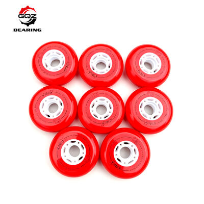 خرید GQZ Freestyle Inline Skate PU Wheels Multi Color Slalom Roller Skate Replacement Wheels تولید آنلاین