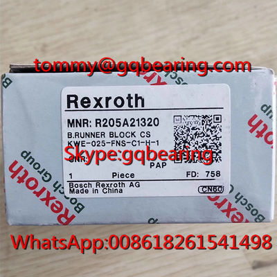 خرید مواد فولاد کربن Rexroth R205E71420 Runner Block KWE-030-SNH-C1-N-1 Ball Rail RunnerBlock تولید آنلاین