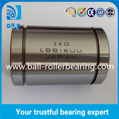 LBB16UU محور خطی محور های فولادی کروم P0 P2 درجه دقت