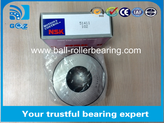 51306 محوری فلز فولاد Gcr15 حامل توپ فشار با قفس فولاد ورق 30x60x21mm
