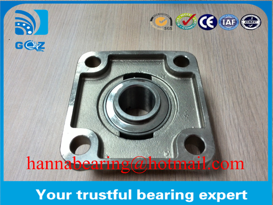 شافت 30mm متریک بالش بلوک حامل SUCF206 چهار بولت Flanged خانه برای کمربند حمل کننده