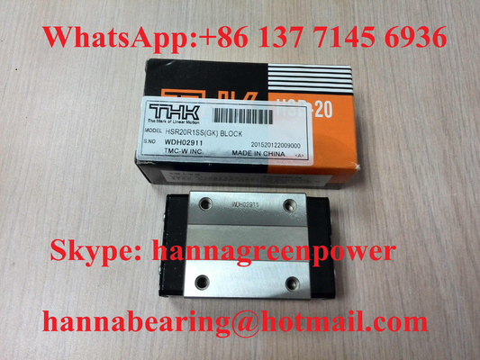 سطح بالا نصب خطی حامل HSR15R1SS HSR15R1UU GK راهنمای بلوک 15x34x28mm