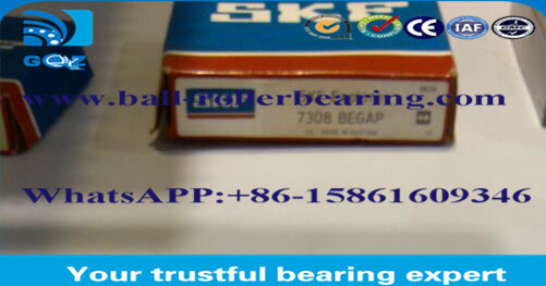 طول عمر 7207BECBM دو ردیف گوشه ای تماس حامل اندازه 35 * 72 * 17