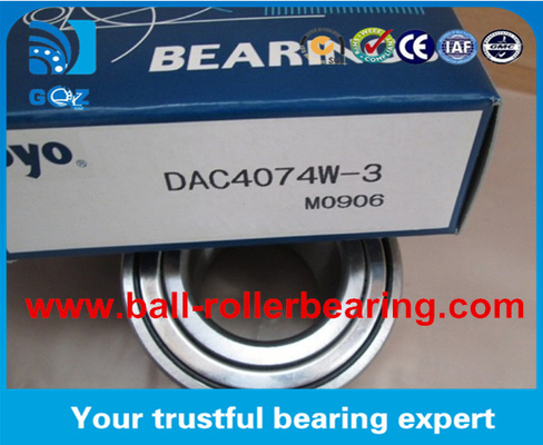 koyo DAC Automotive Bearings, دو ردیف دایرال بال بیئر DAC4074W-3 برای تویوتا کورولا 90363-40066 DAC4074W-3