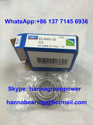موتر بیئرینگ E2.6005-2Z/C3 انرژی کارآمد سرعت بالا بال بیئرینگ 25x47x12mm