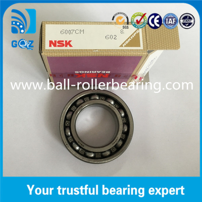 نوع باز NSKHPS Deep Groove Automotive Bearings با فولاد کروم Gcr15 NSK 6007CM