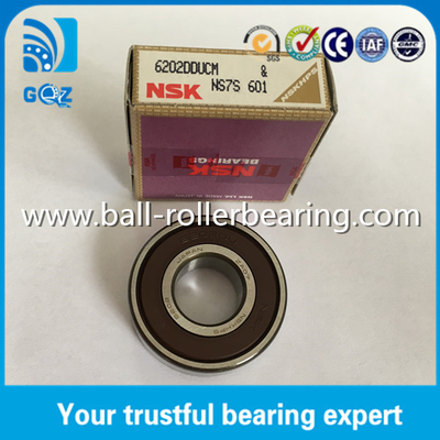 موشک لاستیکی کروم فولادی با گلوله های عمیق NSK 6202DDU 6202DDUCM