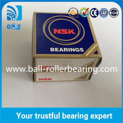 مهر و موم لاستیکی Deep Groove Automotive Bearings NSK 6302DDU 15 میلی متر قطر داخلی