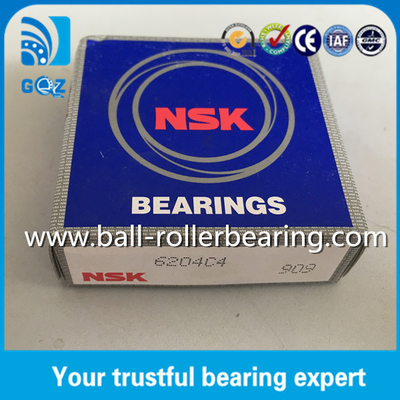 C4 لیزر باز نوع اتومبیل بالرینگ / بالرینگ دقیق بالا NSK 6204C4