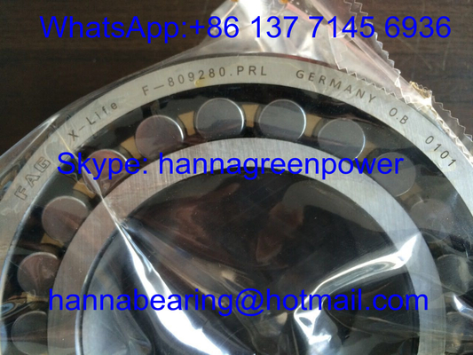 F-809280.PRL Cage Copper Spherical Roller Bearing 809280 برای مخلوط کننده سیمان 100x165x52/65mm