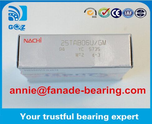 دقت P4 NACHI پرت 25TAB06 برای ماشین آلات پیچ توپ پرت اسپندل پرت 25TAB06 25 * 62 * 15 میلی متر