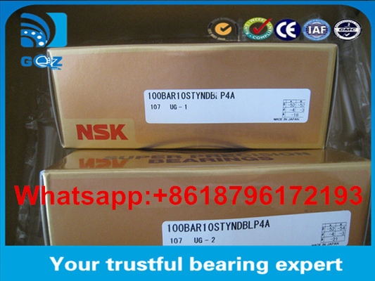 NSK سرعت بالا لوله های 100BAR10S لوله های تماس زاویه ای 100BAR10S TYN DB L P4A فوق العاده دقیق
