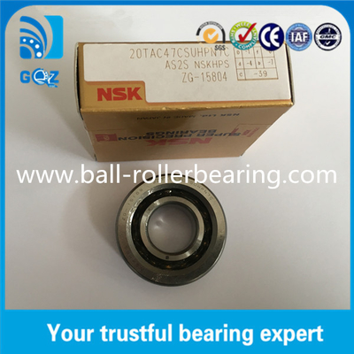 پشتیبانی پیچ توپ ابر دقت لگن های ژاپن منشأ روغن روان کننده NSK 20TAC47C 20TAC47CSUHPN7C