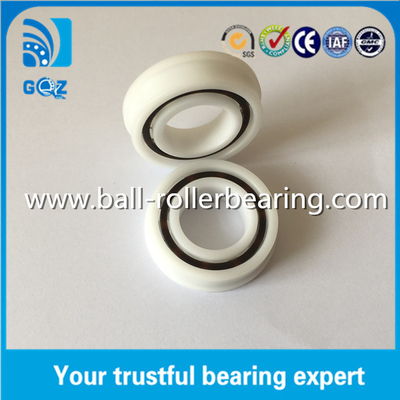 F6005 POM فلنج پلاستیکی گره عمق سرامیکی 25*47*12mm