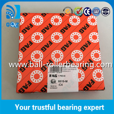 C4 C4 Cage Cage Cage Bearings, FAG 6019-M-C4 گره های گره ای عمیق