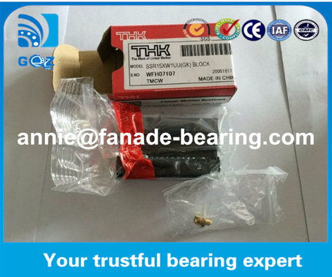 راه آهن خطی سری THK SSR و بلوک برای ماشین CNC SSR15XW1UU خطی راهنمای خطی بلوک THK SSR15XW1GG