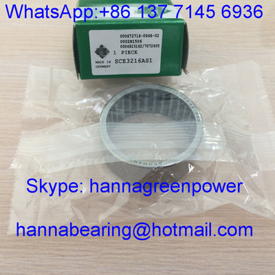 SCE3216AS1 / SCE3216 انچ کشش لیوان سوزن رولرها با پایان باز ، 50.8*60.325*25.4mm