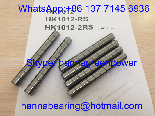HK101412 / HK1012 / HK1012-RS / HK1012-2RS کشش چرخ دار سوزن جام با مهر 10 * 14 * 12mm