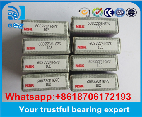 NSK 608ZZ C3 راننده خودرو NSK 608ZZ بسته بندی لوله 608ZZCM NS7S اندازه 8 * 22 * 7 میلی متر
