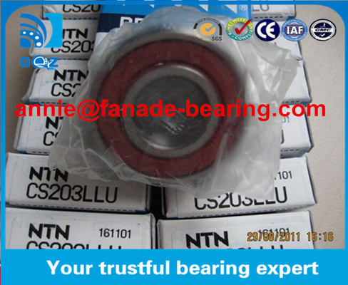 ماشین چاپی نام تجاری جانپان NTN حامل یک ردیف گره عمیق گلوله ای حامل CS203LLU با اندازه 17 * 40 * 12mm