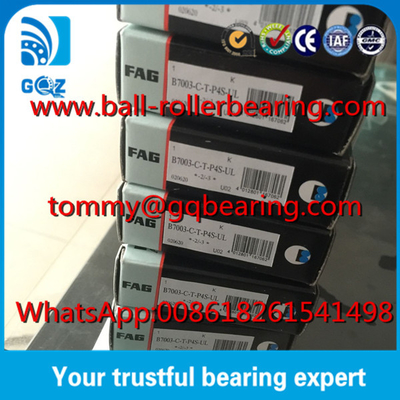15 درجه زاویه ای تماس توپ بیئر P4S دقیق FAG B7003-C-T-P4S-UL فوق العاده دقیق توپ بیئر