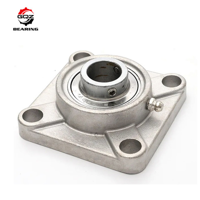 شافت 30mm متریک بالش بلوک حامل SUCF206 چهار بولت Flanged خانه برای کمربند حمل کننده