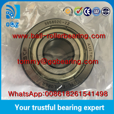 P0 Precision Metal Shielded SKF 305802C-2Z نوع یقه ای از نوع ردیاب های چرخ دار