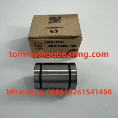 فولاد سامیک LME12UU WEE24062-109 قفس رزین خطی بال بیئر LME12-A