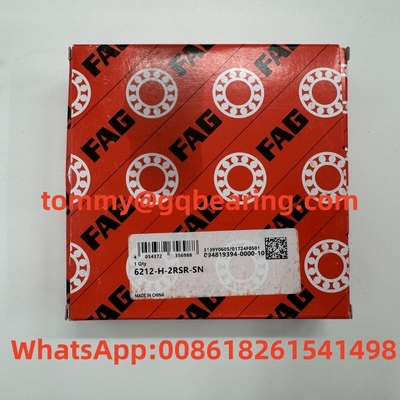 قفس فلزی ورق فولادی FAG 6212-H-2RSR-SN گره توپ گرده عمیق 60x110x22mm