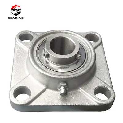 گره 40mm مربع Flanged خانه UCF208 بالش بلوک چهار بولت 40x130x51.2 میلی متر