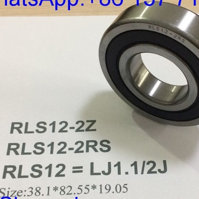 RLS12-2RS / LJ1.1/2-2RSJ سایز اینچی لوله های اتومبیل لوله های گلوله ای در عمق 38.1*82.55*19.05mm