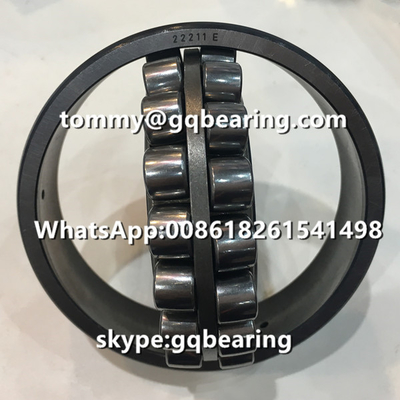 تولیدی چینی P4 چرخدار کروی 22211E دو ردیف چرخدار کروی 55*100*25