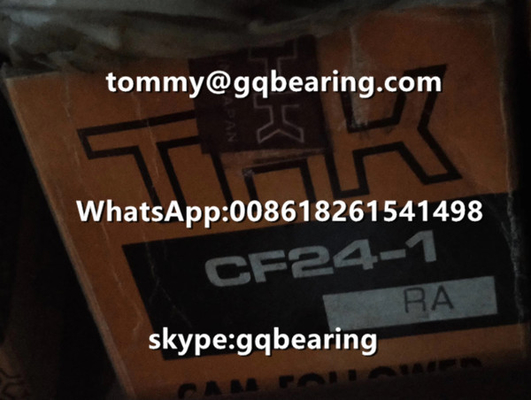 THK CF24-1RA Hexagon Socket Cam Follower Bearing با لوله های چرخ دار حلقه بیرونی کروی