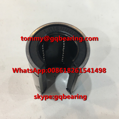 مواد فولادی کروم LM16UUOP نوع باز خطی بال بیئر لاستیک بسته شده خطی