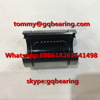 مواد فولادی کروم LM16UUOP نوع باز خطی بال بیئر لاستیک بسته شده خطی