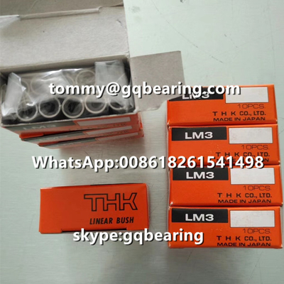 مواد فولاد کروم ژاپنی اصلی THK LM3 خطی بال بیئر خطی بوش 3x7x10mm