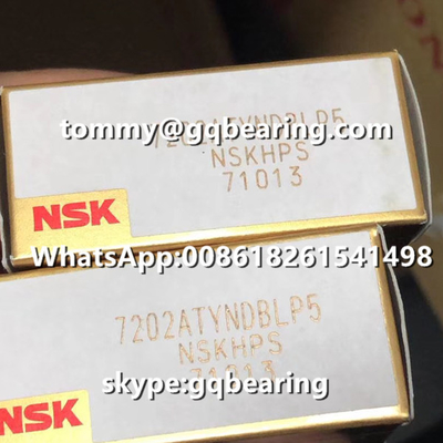 P5 Precision Light Preload NSK 7202ATYNDBLP5 محموله توپ تماس زاویه ای
