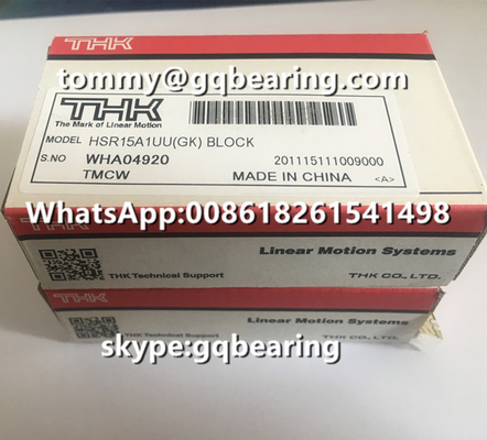 ژاپن اصلی THK HSR15A1UU ((GK) بلوک خطی THK HSR15A اسلاید خطی