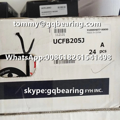 مواد آهن ریخته شده FYH UCFB207J 3-bolt Flanged بالش بلوک بالش UCFB207