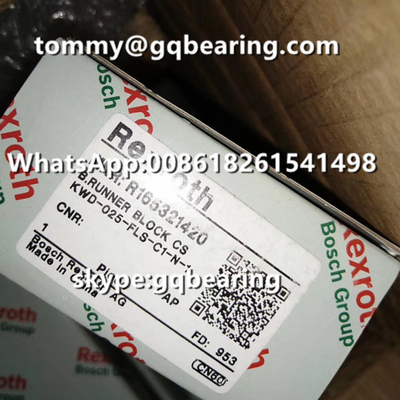 رکسروث R165321420 ماده فولادی نوع فلنج طول استاندارد بلوک خطی ارتفاع استاندارد