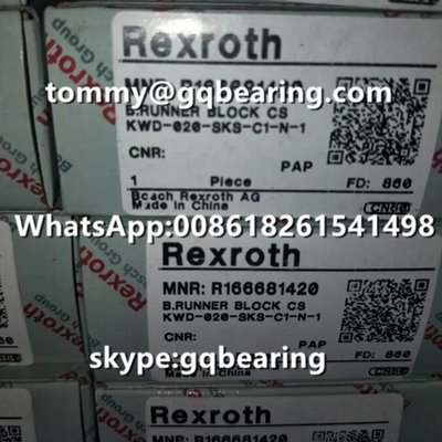 رکسروث R165141420 ماده فولادی نوع فلنج طول استاندارد ارتفاع استاندارد بلوک رنر