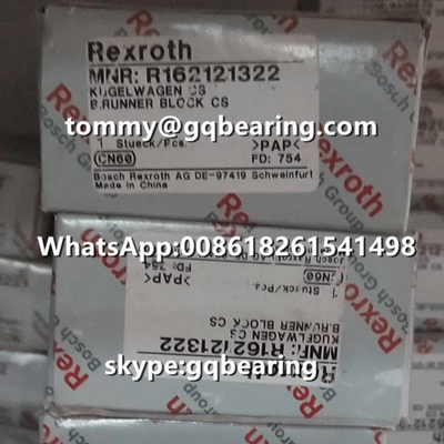 رکسروث R162121322 مواد فولادی نوع باریک طول استاندارد ارتفاع بالا بلوک خطی