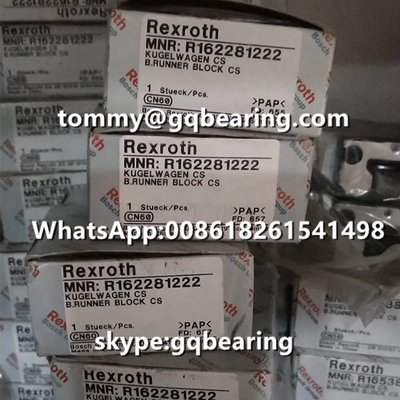 Rexroth R162281222 نوع باریک طول استاندارد ارتفاع استاندارد حمل خطی