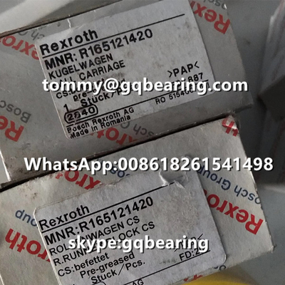 رکسروث R165121420 ماده فولادی نوع فلنج طول استاندارد ارتفاع استاندارد بلوک رنر