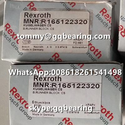 رکسروث R165122320 ماده فولادی نوع فلنج طول استاندارد ارتفاع استاندارد بلوک رنر